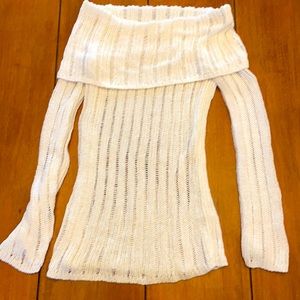 Sweater with cowl neck